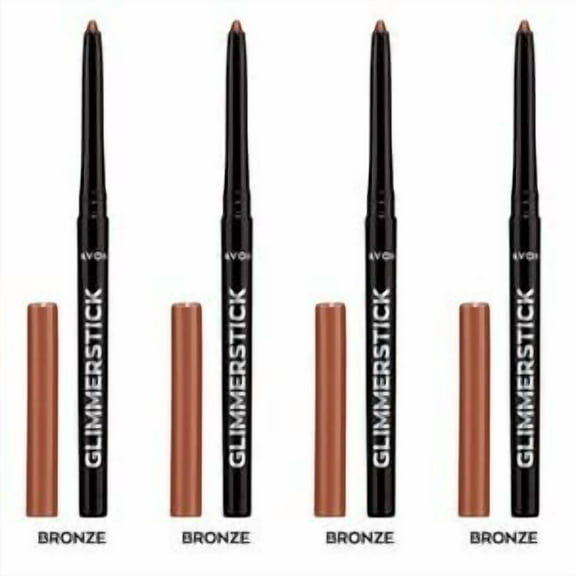 NEW Avon Glimmerstick Retractable Eyeliner - Bronze 0.28 g / SET OF 4