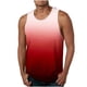 thumbnail image 5 of Tanques para Hombre para el Verano Solto Chaleco Impresión Deportivo Cuello Redondo, Casual, 5 of 8