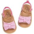 thumbnail image 3 of Baby Boys Girls 2 Straps Summer Dress Sandals Infant Shoes Soft Sole Breathable First Walker Newborn Shoes, 3 of 6