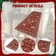 thumbnail image 5 of Alfombra navideña de pasillo, decoración navideña, lavable, decorativa, larga, suave, para suelo Estilo A, 5 of 8