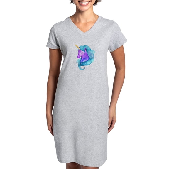 CafePress - Golden Horn Unicorn T Shirt - Women's Nightshirt