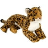 laying leopard stuffed animal - 16" by wild republic