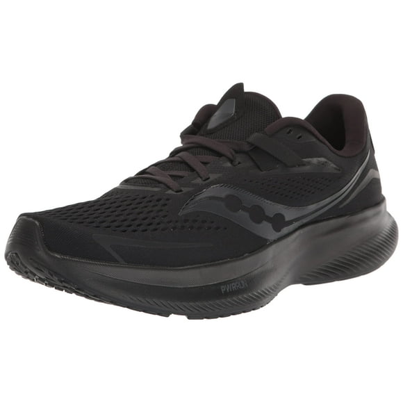 Saucony Women's Ride 15 Running Shoe, Triple Black, 11