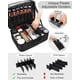 thumbnail image 2 of Estuche de maquillaje Relavel extra grande con separadores de plástico, color negro, 2 of 7