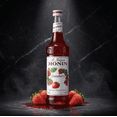 thumbnail image 2 of Monin Strawberry Syrup cs 12/750 ml, 2 of 5