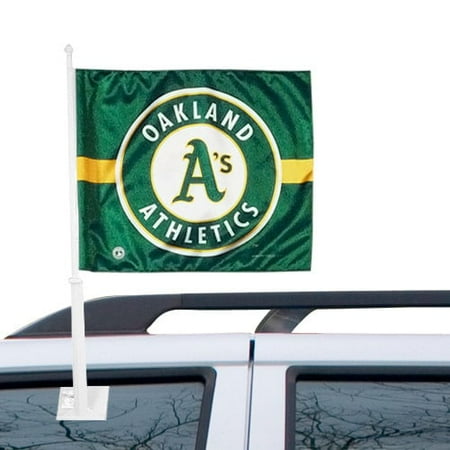 WinCraft Oakland Athletics 11'' x 13'' Two-Sided Car Flag - Green - No Size