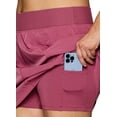 thumbnail image 2 of RBX Active Women's Plus Size Ruched Longer Length Tennis/Golf Skort, 2 of 6