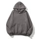 thumbnail image 1 of Sudadera con capucha con estampado de hojaldre personalizada, cuello simulado, gran tamaño, poliéster liso personalizado, sudadera en blanco de peso pesado, sudaderas con capucha unisex, 1 of 4