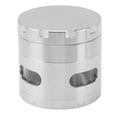 thumbnail image 3 of Zinc Alloy Grinder 2.2in Spice Grinder Side Open Window Sharp Grinder Manual Operation Fine Grinding, 3 of 5