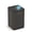 Black, variant on Nine Stars Automatic Bathroom Trash Can, 2.6 Gallon Plastic, Motion Sensor Garbage Bin with Soft Close Lid, White