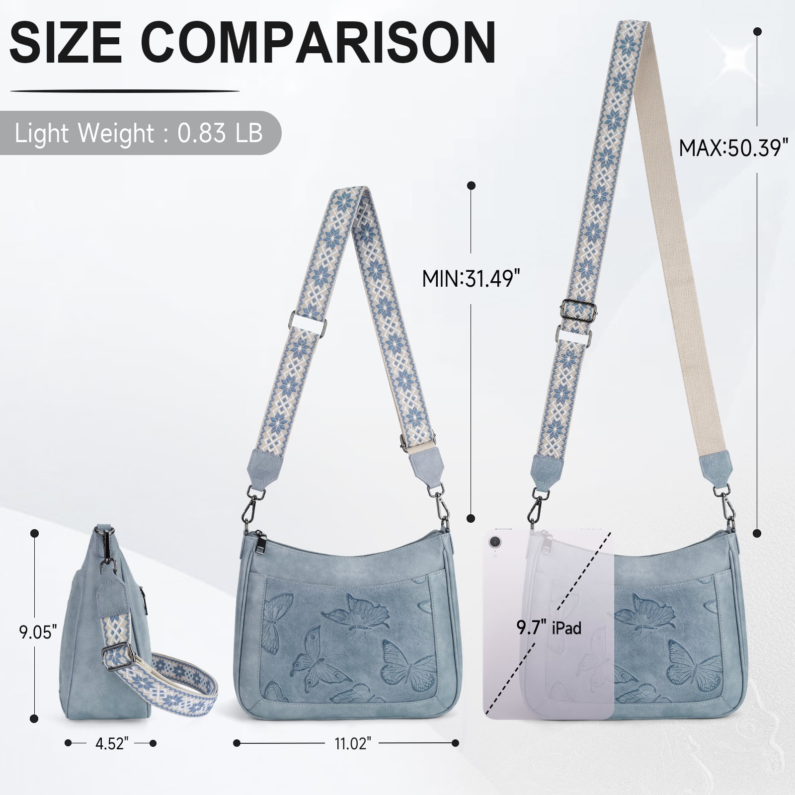 APHISON Trendy Crossbody Bags for Women Small Shoulder Handbags, Ladies Classic Messenger Bag Crossbody Purse with With Adjustable Shoulder Strap