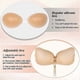 thumbnail image 2 of Sticky Bra, Backless Strapless Bra Push Up, Adhesive Invisible Lift Up Bras 2 Pairs, 2 of 5