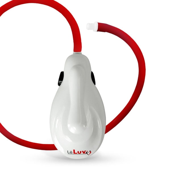 White with Silicone Hose + Fitting