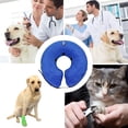 thumbnail image 3 of KittyStar Soft Inflatable Dog Cone Collar, Protective Inflatable Collar for Dogs and Cats, Adjustable Pet Recovery Cone After Surgery (S, Blue）, 3 of 7