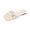 Beige, variant on Women's Clear Strap Slide Sandals, Retro Flat Slides, Luxury Buckle Mules, Wide Width Shoes for Women, Women's Clear Straps Open Toe Flat Sandals Leather Outdoor Beach Sandals, Sky Blue 6.5
