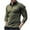 Green, variant on Mlzmgr Golf Shirt for Men Long Sleeve 1/4 Button Breathable Tops Misture Wicking Daily Business Casual Shirts
