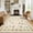 Beige, variant on GlowSol Animal Print 2x6 Runner Rug, Washable Soft Non Slip Modern Kitchen Rugs, Low Pile Non Shedding Indoor Throw Carpet for Entryway Laundry Bedroom Bathroom, Green