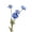 Blue, variant on dianhelloya Wedding Simulation Flower 4 Heads Dew Lotus Camellia Realistic Non-fading Low Maintenance Artificial Flowers White