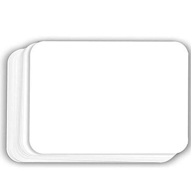 Hamilco White Cardstock Thick Paper Blank Index Flash Note & Post