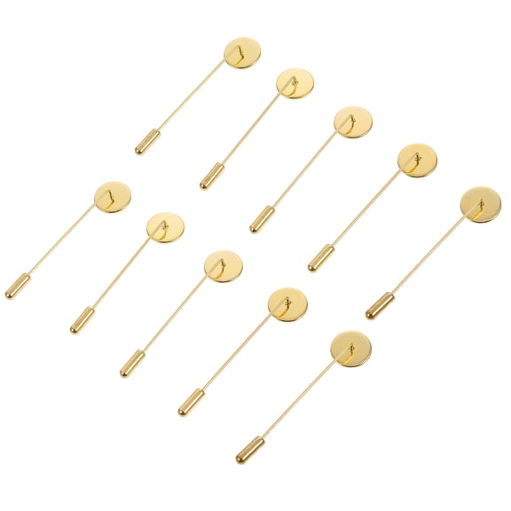 KALLORY 10-Piece Brooch Pin Set for Crafting, Projects, Accessories, and Handmade Jewelry Making
