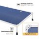 thumbnail image 5 of Chew Proof Elevated Dog Bed - Cooling Raised Pet Cot - Silver Aluminum Frame and Durable Textilene Mesh Fabric, Unique Designed No-Slip Feet for Indoor or Outdoor Use, Black Silver, X Large, 5 of 5