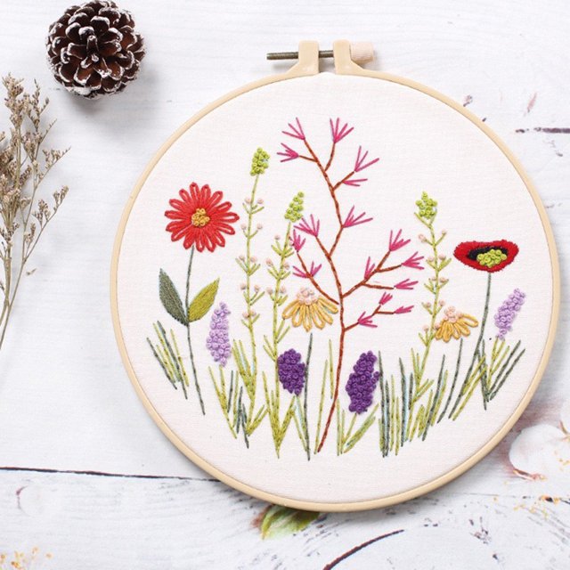 MYG Beginner Needlework Kits Embroidery Set Cross Stitch Series DIY Crafts