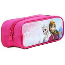 Disney Frozen Hot Pink Pencil Pouch Zippered Pencil Case Authentic Bag