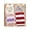 White+Grey, variant on Fuzzy Thigh High Long Striped Socks Cartoon Animal 2 Pairs Pack