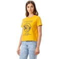 thumbnail image 2 of Jordache Vintage Women's Carla 'On The Prowl' Boxy Crewneck Graphic T-Shirt, 2 of 4