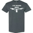 thumbnail image 3 of Inktastic Life Behind Bars Mountain Bike T-Shirt, 3 of 5