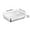 🍒 A_Hot#4117, variant on Stainless Steel Food Storage Container With Lid Airtight Rectangular Kitchen Meal Prep and Camping Box