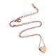 thumbnail image 1 of Collar Corazón MOLA Acero Inoxidable Baño de Oro Rosa, 1 of 3