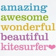 thumbnail image 2 of CafePress - Awesome Kitesurfer Body Suit - Long Sleeve Cotton Baby Bodysuit, 2 of 4