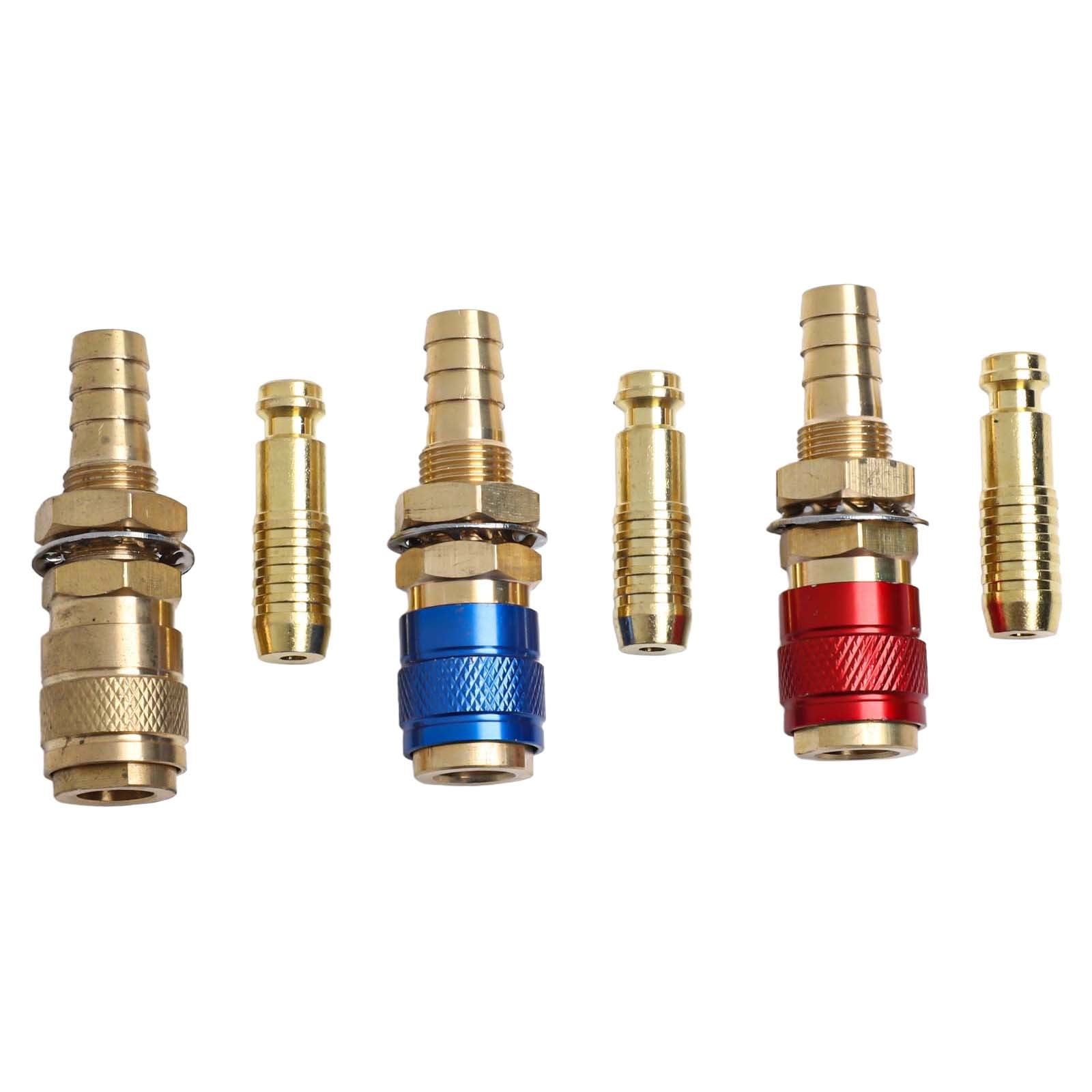 yaaqii Gas & Water Quick Connector for Tube Inner Diameter 10mm with Hose Quick Connect