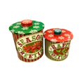 thumbnail image 3 of 2x Caja de Dulces de Navidad, Latas de de Navidad, Caja de Regalos de Navidad de Hierro, Decoración Navideña para Suministros de Fiesta de Estilo C Macarena Estuche de golosinas de caramelo, 3 of 8