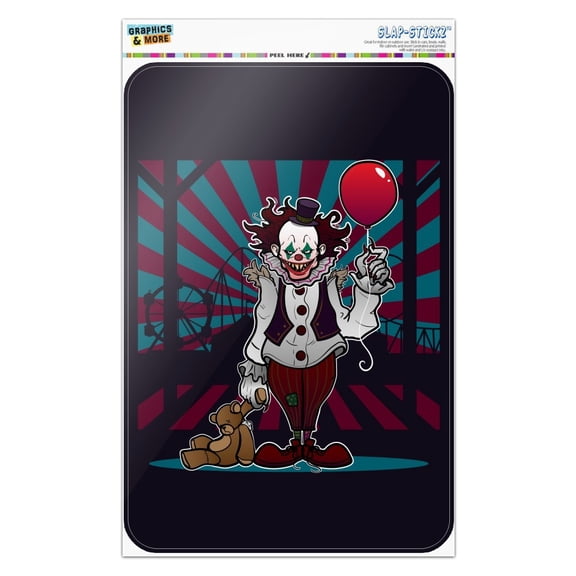 Creepy Clown with it's Balloon Home Business Office Sign