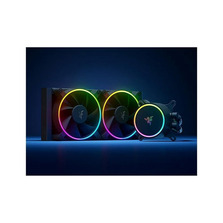 Razer Hanbo Chroma RGB All-In-One Liquid Cooler aRGB Pump Cap: Ultimate AIO Design - Quiet, Powerful aRGB Fans - Silent, Efficient Liquid Cooling - Razer Hanbo Chroma RGB All-In-One Liquid Cooler aRGB Pump Cap: Ultimate AIO Design - Quiet, Powerful aRGB Fans - Silent, Efficient Liquid Cooling -