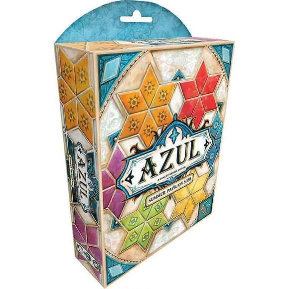 Azul Summer Pavilion Mini Strategy Game Compact and Engaging Strategy Board Game