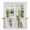 Beige, variant on Beige Gray Tier Curtains, Abstract Grunge Mottled Neutral Texture Light Filtering Kitchen Curtains, 2Pcs Rod Pocket Half Window Treatments Panels for Sink Cafe Cabinet Camper 27.5x24 Inches