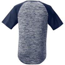 Evoshield Youth Heather Tech Baseball T-Shirt Navy S