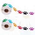 thumbnail image 3 of 3 rollos de etiquetas Pegatinas de huellas de animales lindos Pegatinas de envoltura encantadoras Calcomanías, 3 of 7