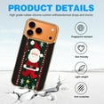 thumbnail image 4 of Case For Apple iPhone Air / 17 Pro / 17 Pro Max Series Case, Slim Thin Transparent Flexible Clear TPU Shockproof Phone Case For iPhone 17 Series, Knitted Christmas (7), 4 of 6