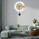 thumbnail image 1 of Reloj de pared redondo,Reloj de pared silencioso y decorativo que no hace tictac,Adorno de reloj colgante de pared silencioso de acrílico,Reloj colgante de arte para decoración de, 1 of 8