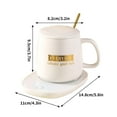 thumbnail image 3 of Ovzne Heated Cup Mat With Thermostatic Ceramic Mug – Originality Design, Ideal For Event, Anniversary, Celebration Opening Gifts/Souvenirs, 3 of 5