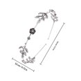 thumbnail image 2 of unbranded Silver Alloy Headband Bridal Leaves Hair Jewelry Elegant Headwear for Formal Events, 2 of 7