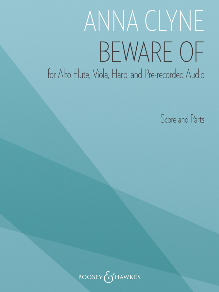 Beware of : For Alto Flute, Viola, Harp, and Pre-Recorded Audio Score and Parts (Sheet music)