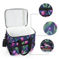 thumbnail image 6 of Cooler bag Pink Tulips on Dark 15L Insulated Lunch Bag Large Cooler Suitable for camping and picnics, 6 of 7