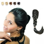 Buy 2 Hollywood Hair French Plat Hair Piece and get 1 Free - Dark Brown