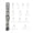 A, variant on bravefron Diamond Art Pen Set 12 Piece Beaded Painting Pen with Ergonomic Grip for DIY Craft Gem Art Projects Pen Tool