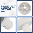 thumbnail image 3 of 5Pcs Conectores de codo para manguera de drenaje de aire acondicionado con anillo de goma para unidades mini-split y unidades de aire acondicionado de ventana 25mm, Blanco, 3 of 6